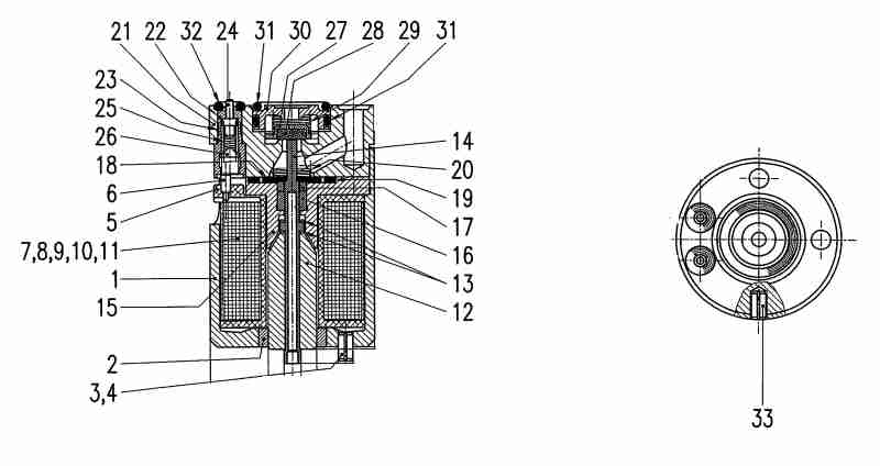 Elektromagnetventil EMV 113 WB 305 103